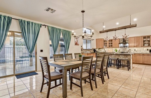 Rio Crossing Villa | Spacious Oasis w/Private Heated Pool, Spa, Arcade Gameroom,near Cardinal stadium