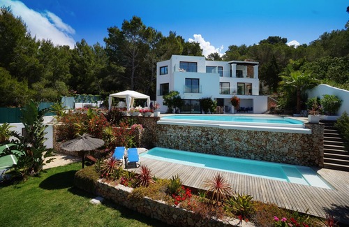 Sant Antoni de Portmany Villa | Espectaculares vistas al mar / atardeceres 180 PISCINAS, JACUZZI, GYM, TENIS