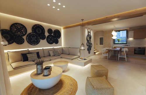 Mochlos Villa | Quédate en un estilo con vistas infinitas al mar y la naturaleza de Creta