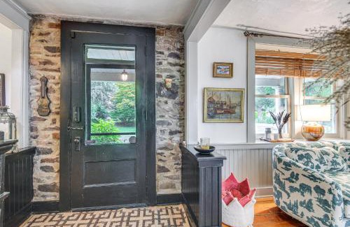 Finesville Casa | Steps to Delaware Canal Enchanting Stone Cottage!