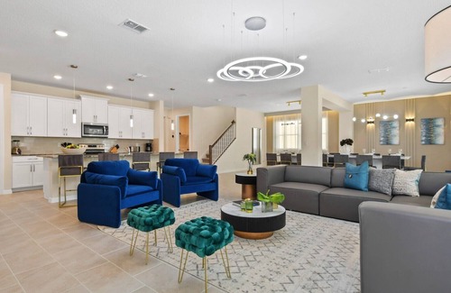 Bay Lake Villa | Magnífica Villa 8BR / Piscina / Teatro privado / Pasos para la casa club