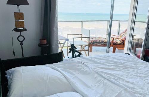 Port Apartamento | Studio avec vue sur la mer et terrasse