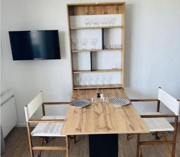 Port Apartamento | Studio avec vue sur la mer et terrasse