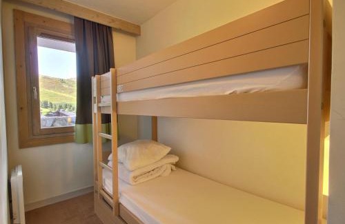 Belle Plagne Apartamento | Studio-cabine pour 4 avec balcon, proche pistes et commerces - FR-1-455-198