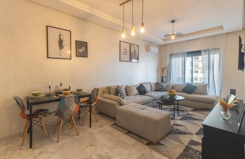 Ain Harrouda Apartamento | Studio chic et paisible avec piscine parc et plage