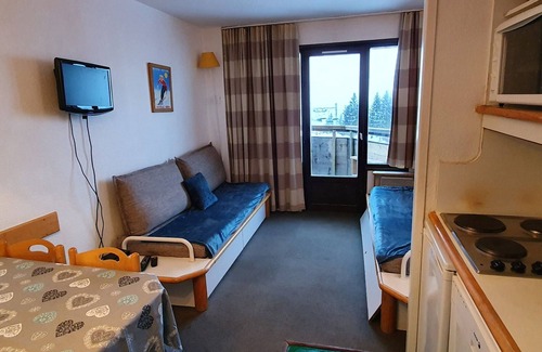 Avoriaz Apartamento | Estudio 4 pers. en el centro, cerca de todo, balcón, WIFI, guardaesquís