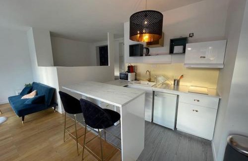 6th Arrondissement Apartamento | Studio moderne et lumineux, proche Tete d Or, Lyon
