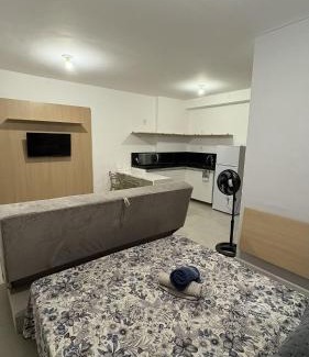 Centro Apartamento | Studio Vibe 2206 com Piscina Academia e Varanda