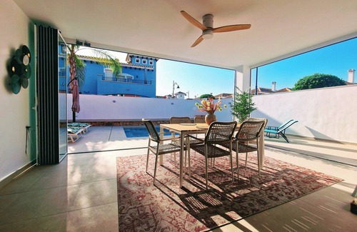 Torre-Pacheco Villa | Stunning 2-bedroom Villa in Mar Menor Golf Resort with heated, salt water pool.