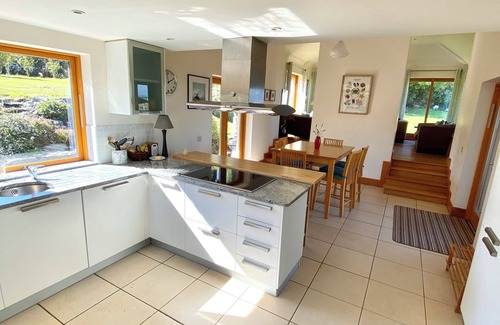 New Quay Casa | Impresionante cabaña familiar con jardín justo en el paseo marítimo