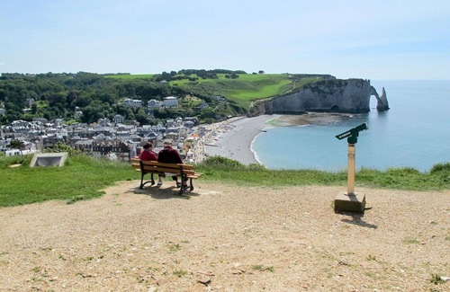 Saint-Pierre-en-Port Casa | Estupenda casa de vacaciones privada para 4 personas con WIFI, TV y terraza