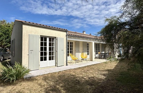 Saint-Denis-d'Oleron Casa | Estupenda casa de vacaciones privada para 6 personas con WIFI, TV y terraza