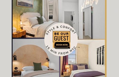 West New York Apartamento | Style & Comfort 3 Rooms -15 min from NYC