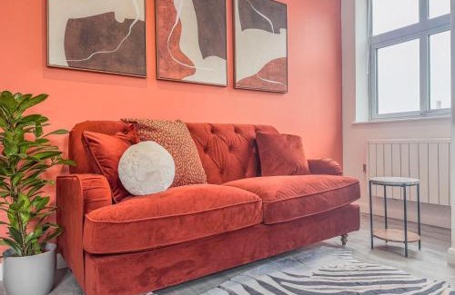 Leicester Apartamento | Stylish 2 Bed 2 Bath Apartment - Sleeps 5 - 3 Mins to St Margarets Station & Highcross - Free Parking