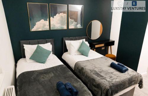 Leicester Apartamento | Stylish 2 Bed 2 Bath Apartment - Sleeps 5 - 3 Mins to St Margarets Station & Highcross - Free Parking