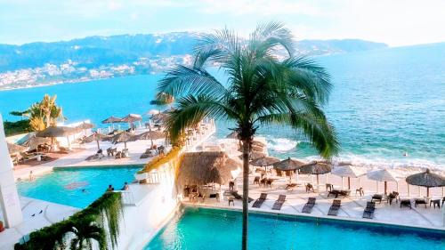 Zona costera de Acapulco Apartamento | Suite en torres gemelas vista al mar