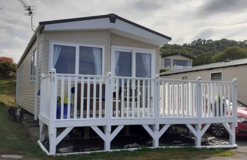 New Quay Chalet De Esquí | Superb position 2 bedroom Caravan Newquay Wales