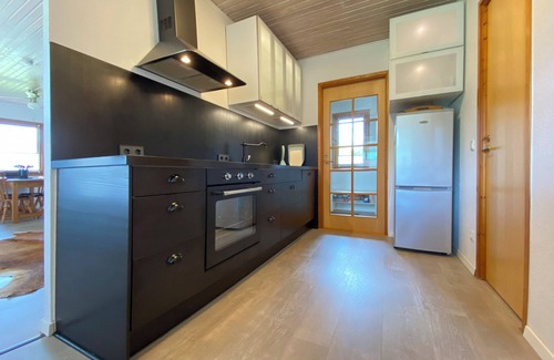 Tensbuttel Casa | Swedish house with wood stove & outdoor fireplace on 1400m2