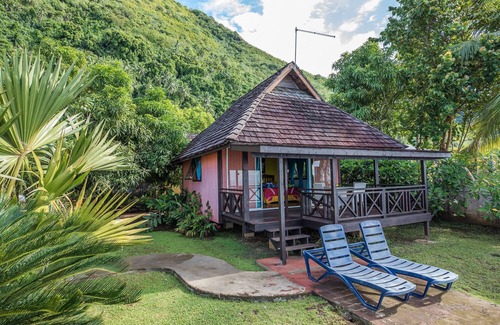 Papara Chalet De Esquí | TAHITI - Bungalow Tiamao Tipanier Sea View