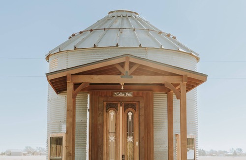 Lubbock Cabaña | The Collie Bell-Rural-Estándar-Baño privado con ducha-Vista al campo