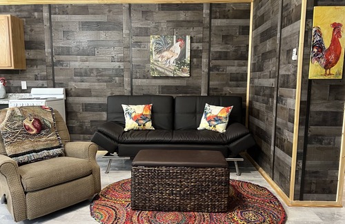 Scott Apartamento | The Coop. A lil taste of country with horses and chickens.