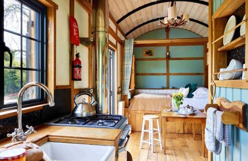 Trecastle Apartamento | The Orient Express Shepherd's Hut with Hot Tub