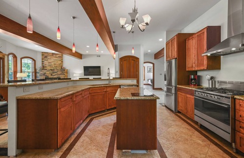 Albrightsville Villa | The Poconos Hideaway Cozy 7BR with Hot Tub & Nature Views