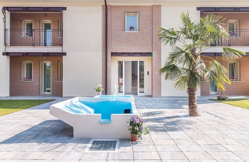 Cimadolmo Casa | El apartamento Rialto ofrece confort y tranquilidad modernos, espaciosos y soleados.