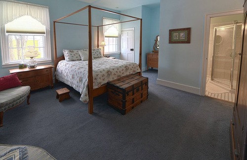 Canandaigua Cama Y Desayuno | The Susan B.-Habitacion Doble-King-Baño privado con ducha