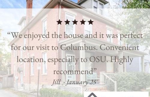 Downtown Columbus Casa | The Village Townhouse - 5 BR