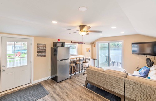 Littleton Casa | This newly renovated lake house is the perfect year-round getaway.