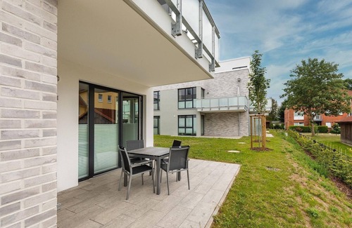 Boltenhagen Apartamento | Tolles Familien-apartment Nahe Ostsee mit Terrasse, Spielplatz und Saunabereich - Aparthotel