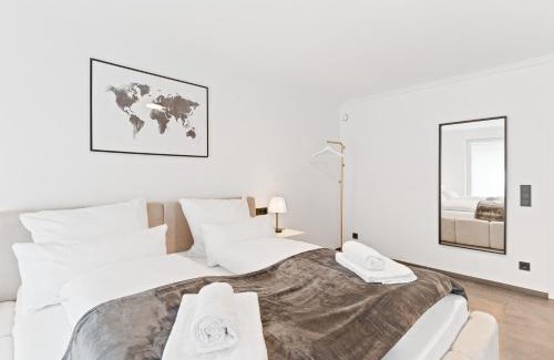 Ludwigsburg Apartamento | TOP Apartments - Stilvolle Wohnung im Stadtzentrum - Loggia - Kingsize Bett - Smart TV - Netflix - 60qm - 24h Check-In