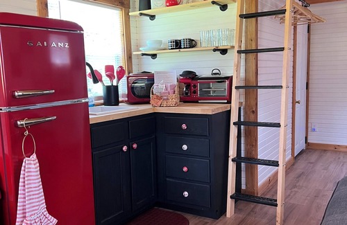 Cassville Alquiler De RV | Tranquil Retreat: Charming Pet-Friendly Tiny House Cabin Amidst Nature's Beauty!