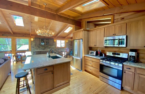 Lake Luzerne-Hadley Casa | Tranquil, Serene, and Picturesque home with 100 foot private beach