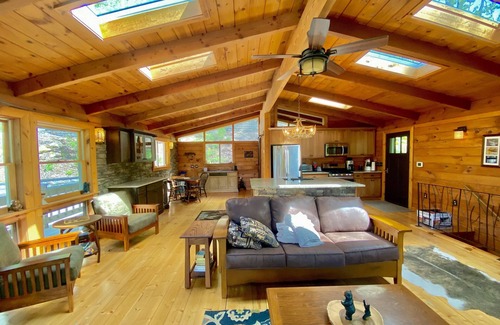 Lake Luzerne-Hadley Casa | Tranquil, Serene, and Picturesque home with 100 foot private beach