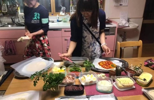 Asahi-machi Casa | Triple room with futon shared bathroom plan with / Nishimurayama-gun Yamagata