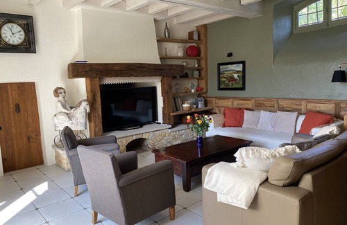 Entraygues-sur-Truyere Casa | Doble con dos camas-Superior-Baño tipo “wet room”-Vista al campo