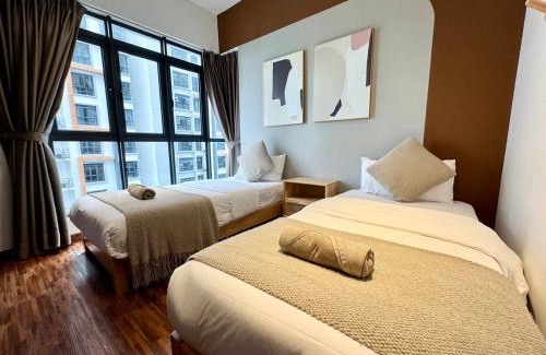 Penampang Apartamento | Two Bedrooms K-Avenue by CC Suites