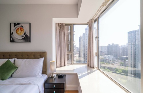 Xujiahui Cama Y Desayuno | Tyms Elegant 2BR 1BA Haven Yongxin