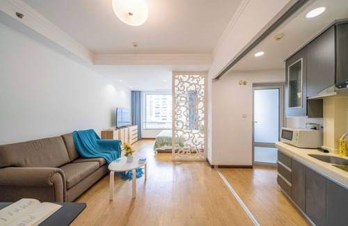 Xujiahui Cama Y Desayuno | Tyms Xujiahui Stylish 1BR APT