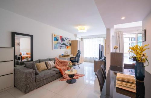 Xujiahui Apartamento | Tyms Xujiahui Stylish 1BR APT