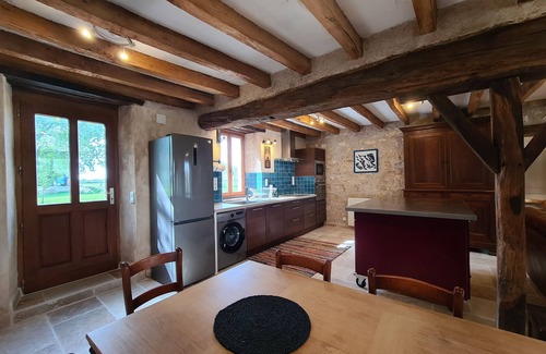 Etrechet Cabaña | Casa típica en Berry con fibra y patio privado