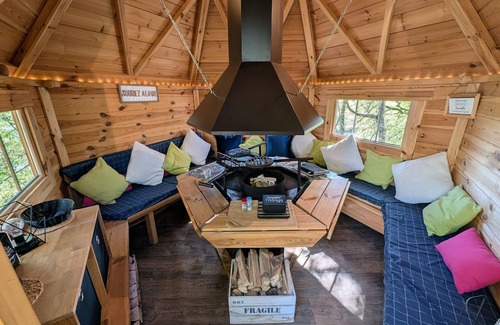 Mantoche Cabaña | Escapada única junto al Saona en Mantoche