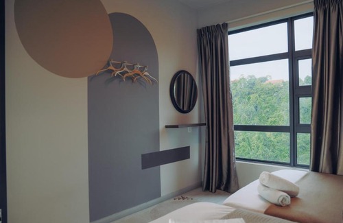 Pusat Bandar Apartamento | Unique Seaview Corner Unit, JQ CityCenter, Netflix