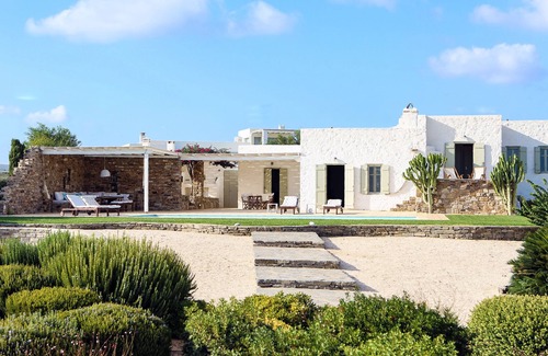 Paros Villa | Villa de lujo junto al mar, vistas impresionantes, cerca de Naoussa y Sta Maria