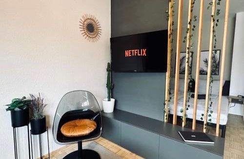 Kortumpark Apartamento | Urban Jungle 4P Studio und Parkplatz