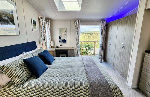 Rockcliffe Cabina | Urr Lodge - Beautiful Lodge and site, Stunning views of hills and valleys.