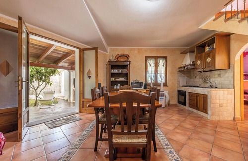 Calasetta Casa | Casa Giovanna e Antonio con vista al mar, A/C, terraza y jardín