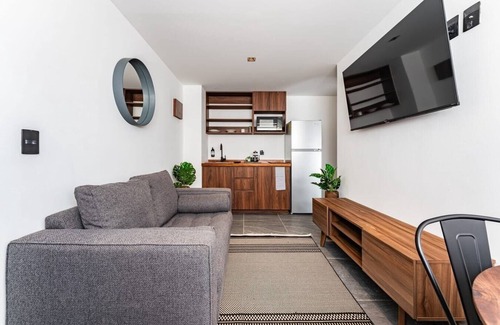 Santa María la Ribera Apartamento | VH | Cálido depa Sta Ma la Ribera 1 BR + gym | 132